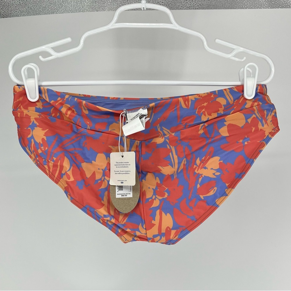 PRANA NWT WOMEN’S PRESOLANA SWIM BOTTOMS MORNING GLORY BLOOM MEDIUM - Picture 3 of 10